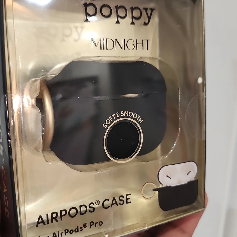 🖤▪️XO poppy ▪️Midnight Smooth  AirPods Pro Case